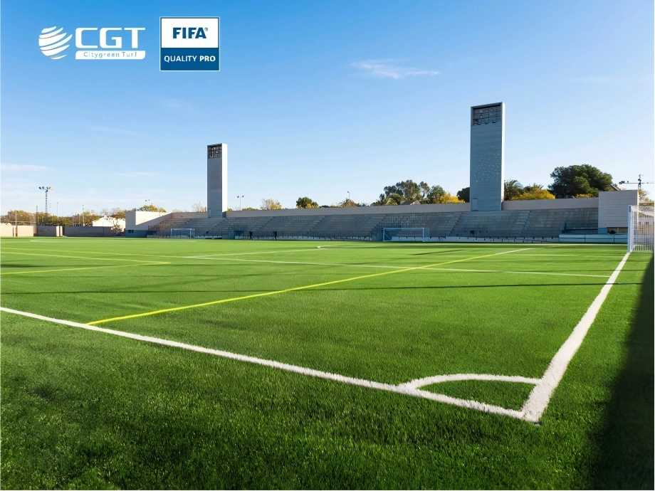 Проект по созданию искусственного футбольного поля CGT FIFA Quality Pro в Испании.